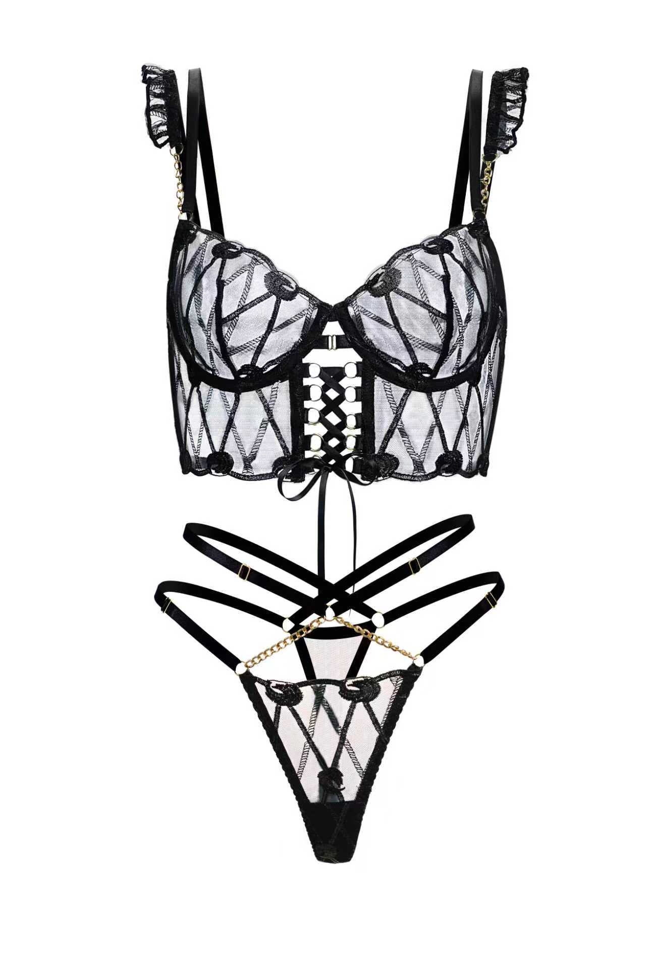 Adriana Noir Adjustable Set - Image 3