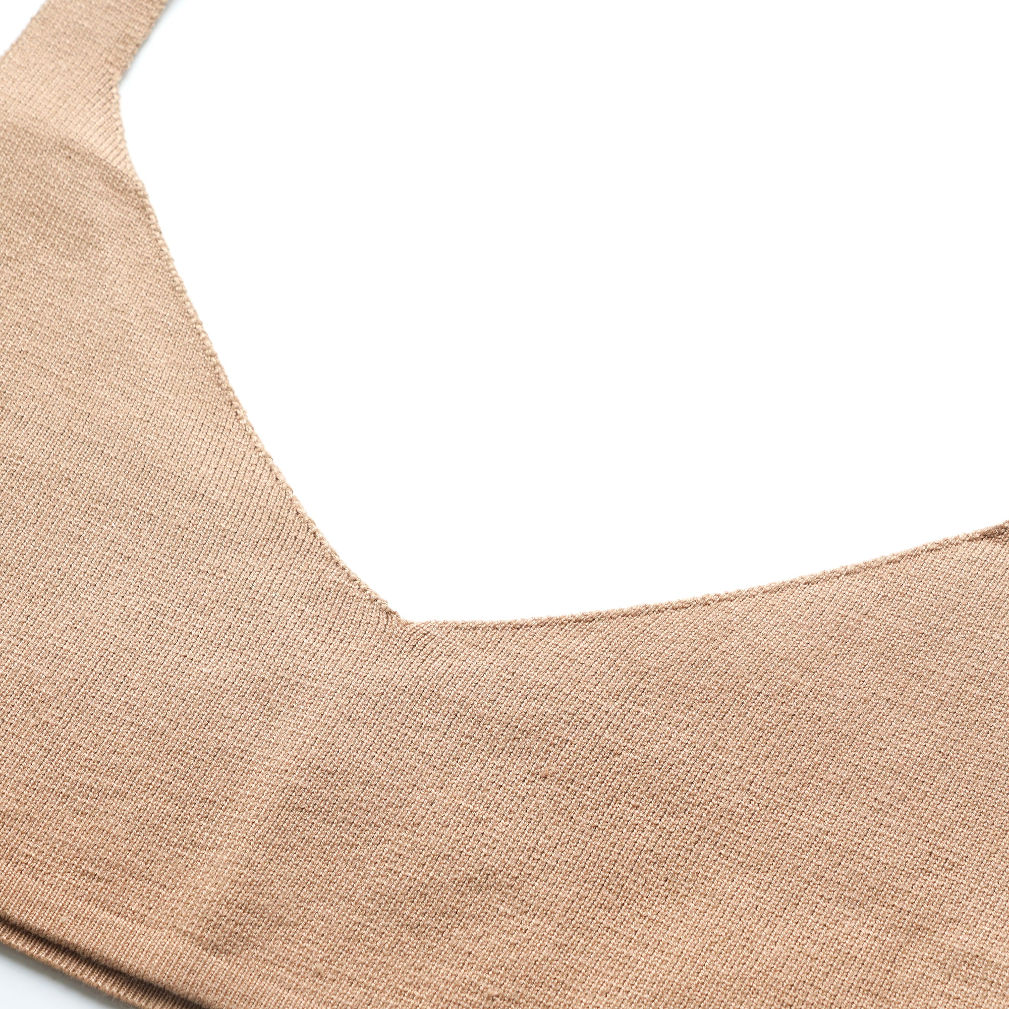 Khaki Sleeveless Bra Crop Tops With Pleated Short A-line Dress - Image 4