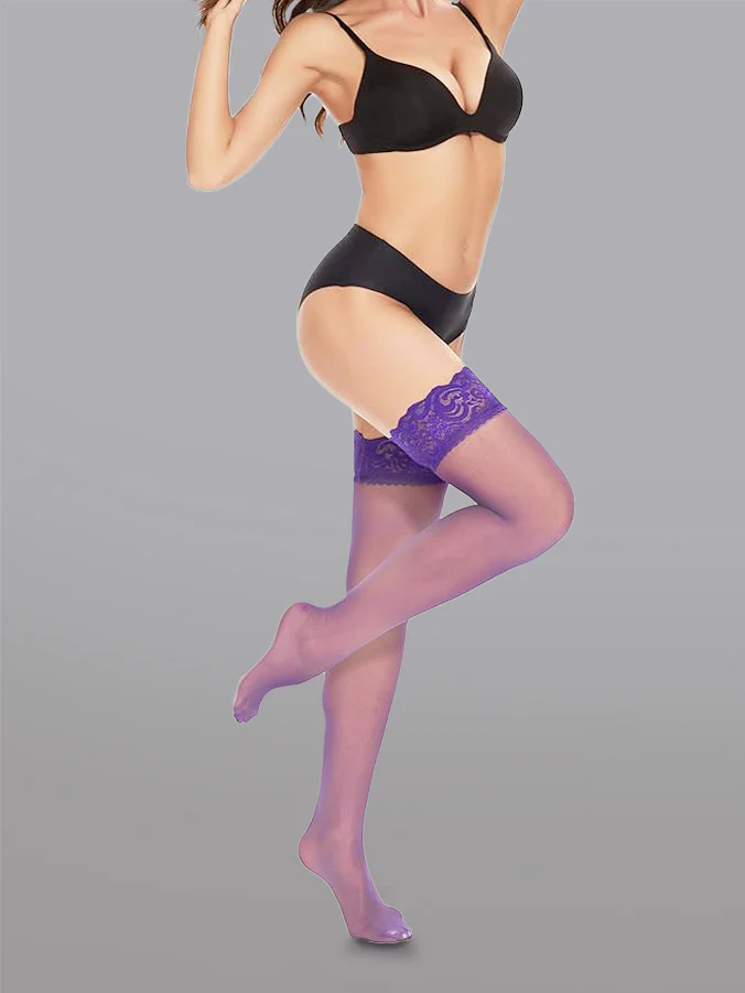 Lace Top Stockings - Image 29
