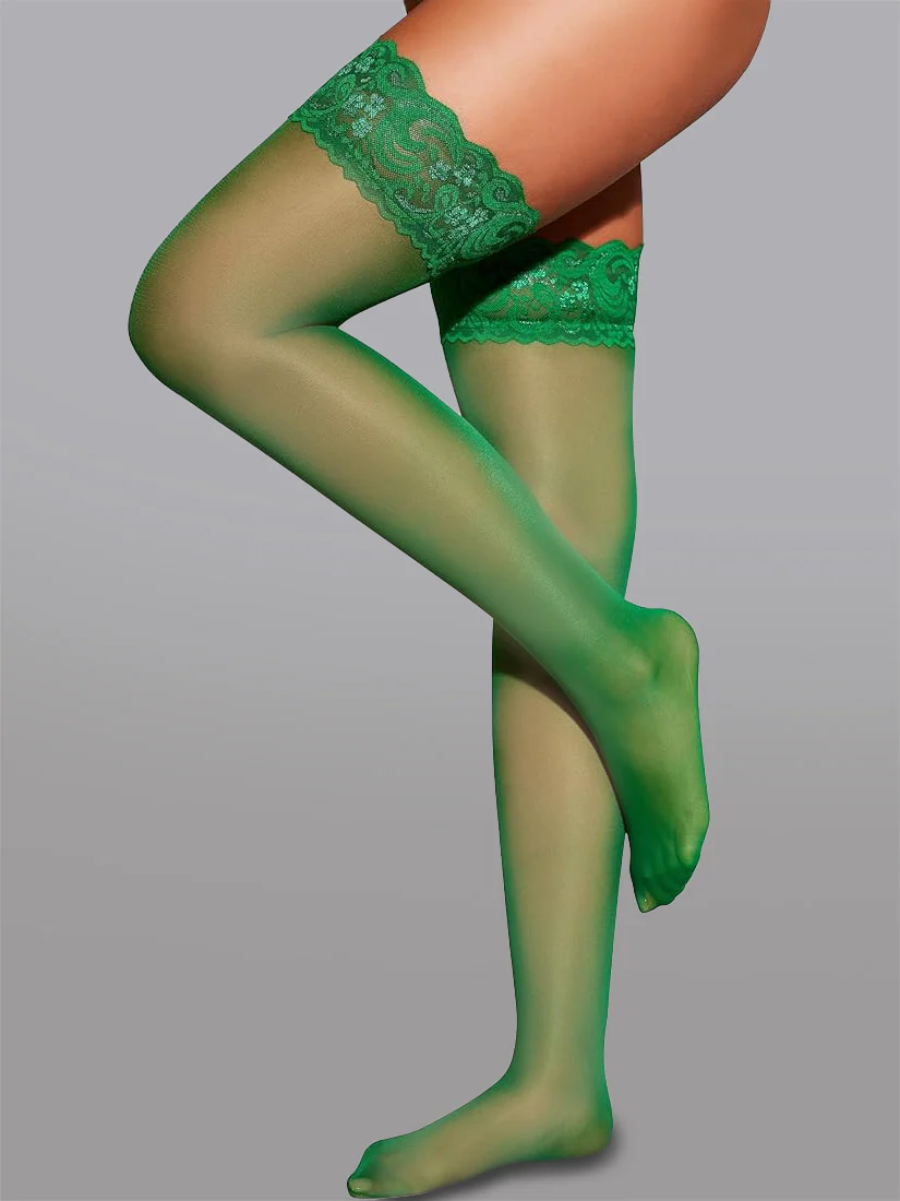 Lace Top Stockings - Image 31