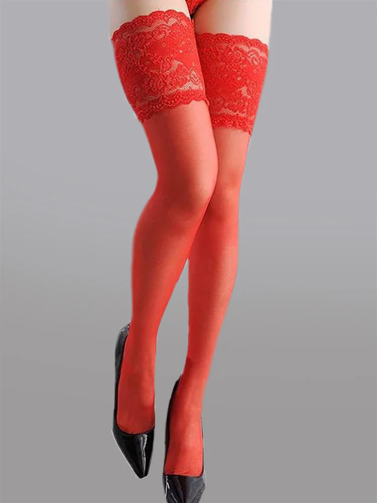 Lace Top Stockings - Image 56