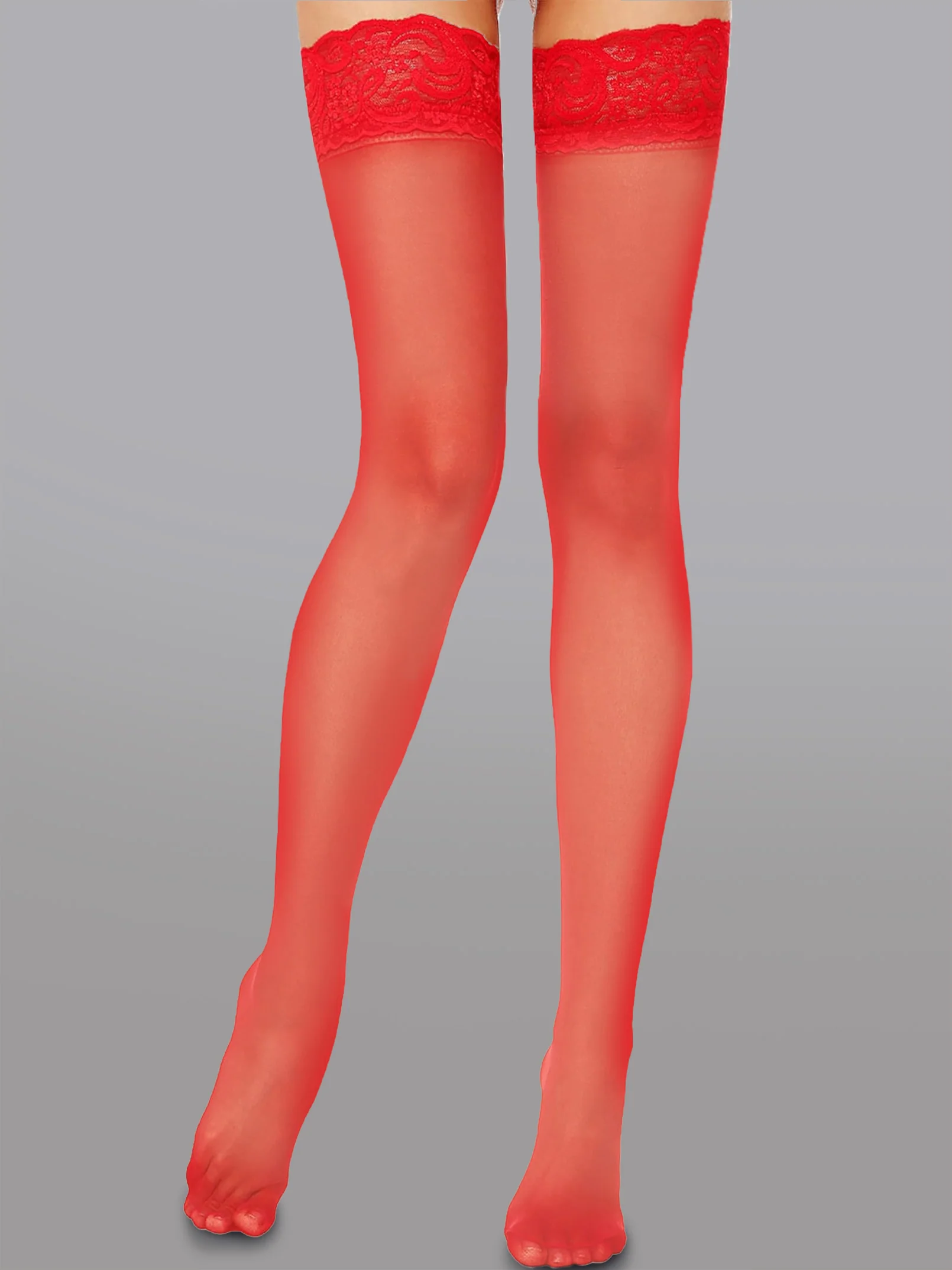 Lace Top Stockings - Image 9
