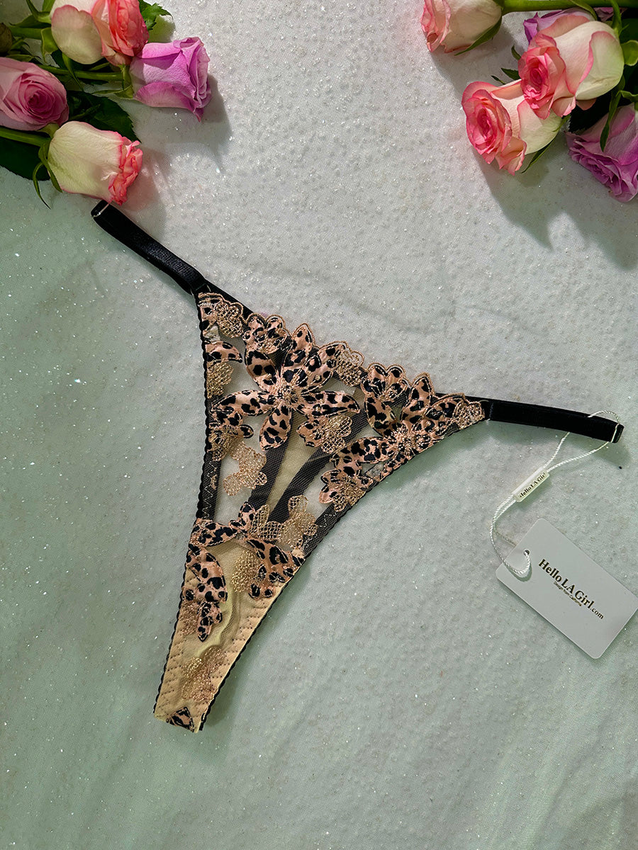 Leopard Flower Lingerie Set - Image 15