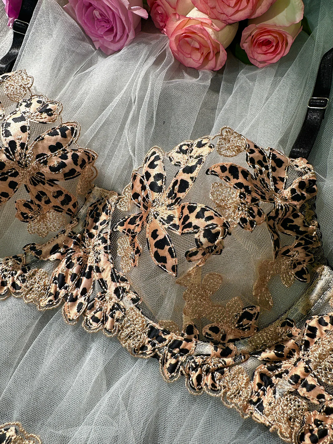 Leopard Flower Lingerie Set - Image 18