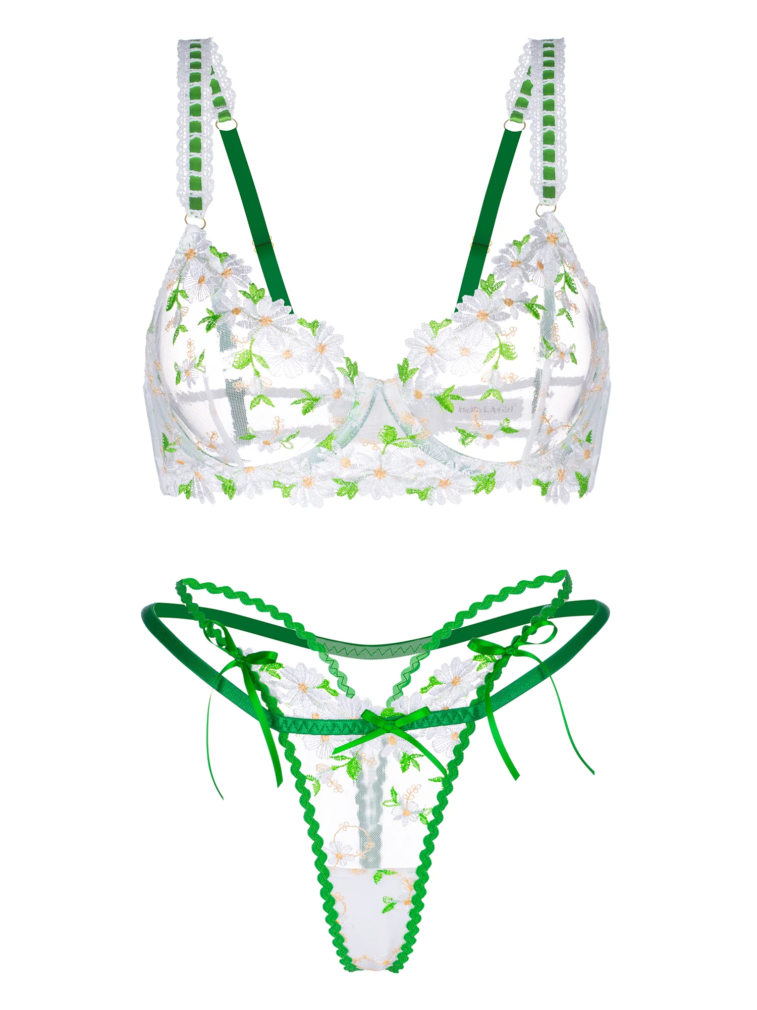 Lovely Daisy  Lace Lingerie Set - Image 6