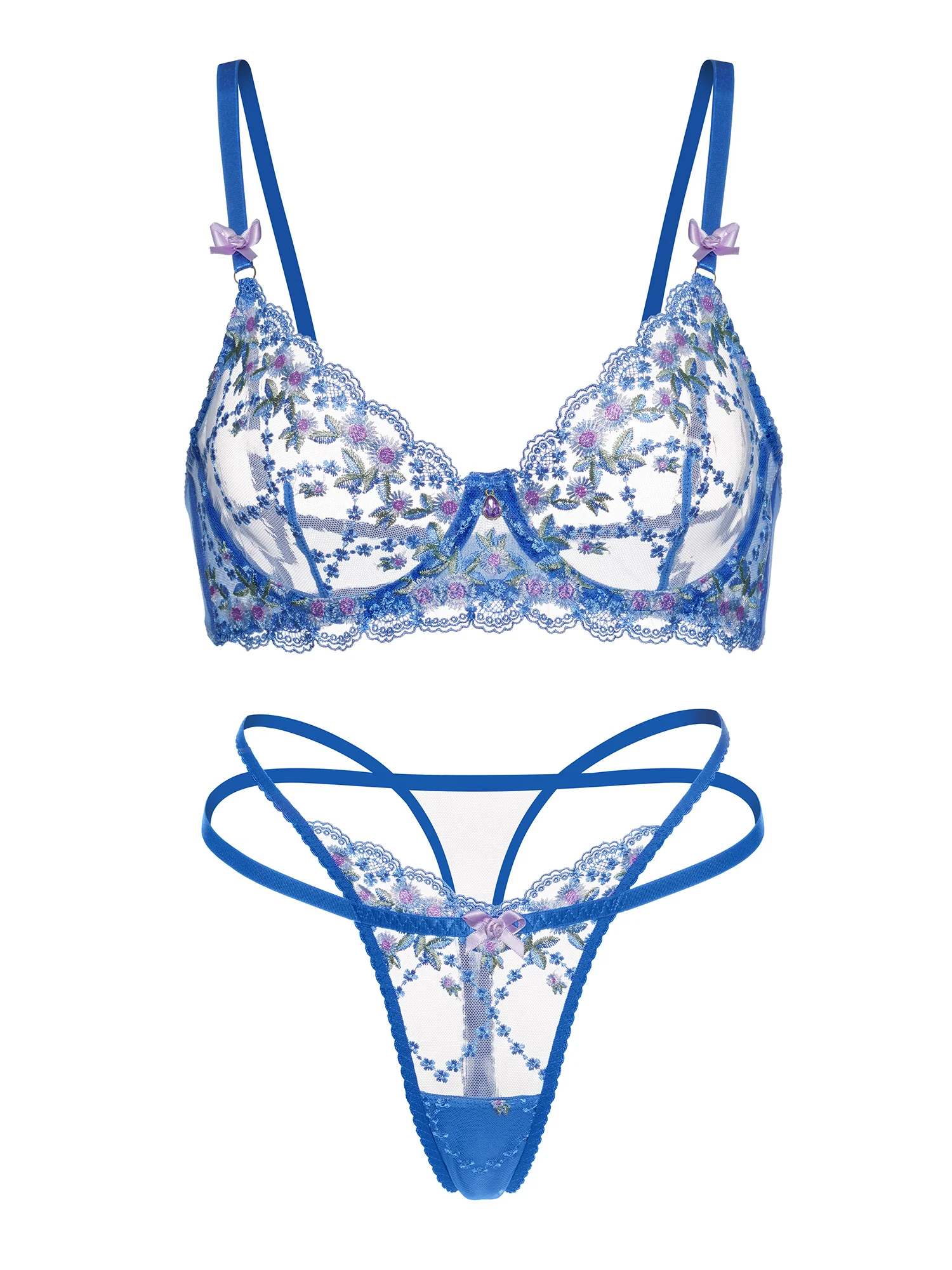 Nautical Nights Blossom Lingerie Set - Image 4
