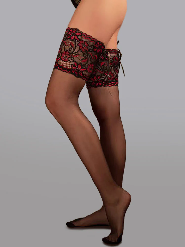 Sexy Lace Binding Stockings - Image 3