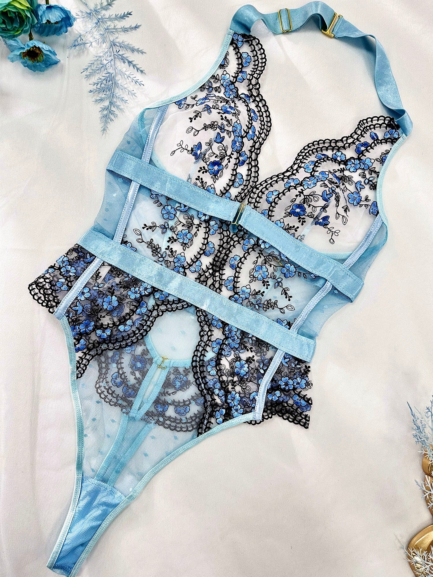 Tender Blossom Halter bodysuit - Image 7