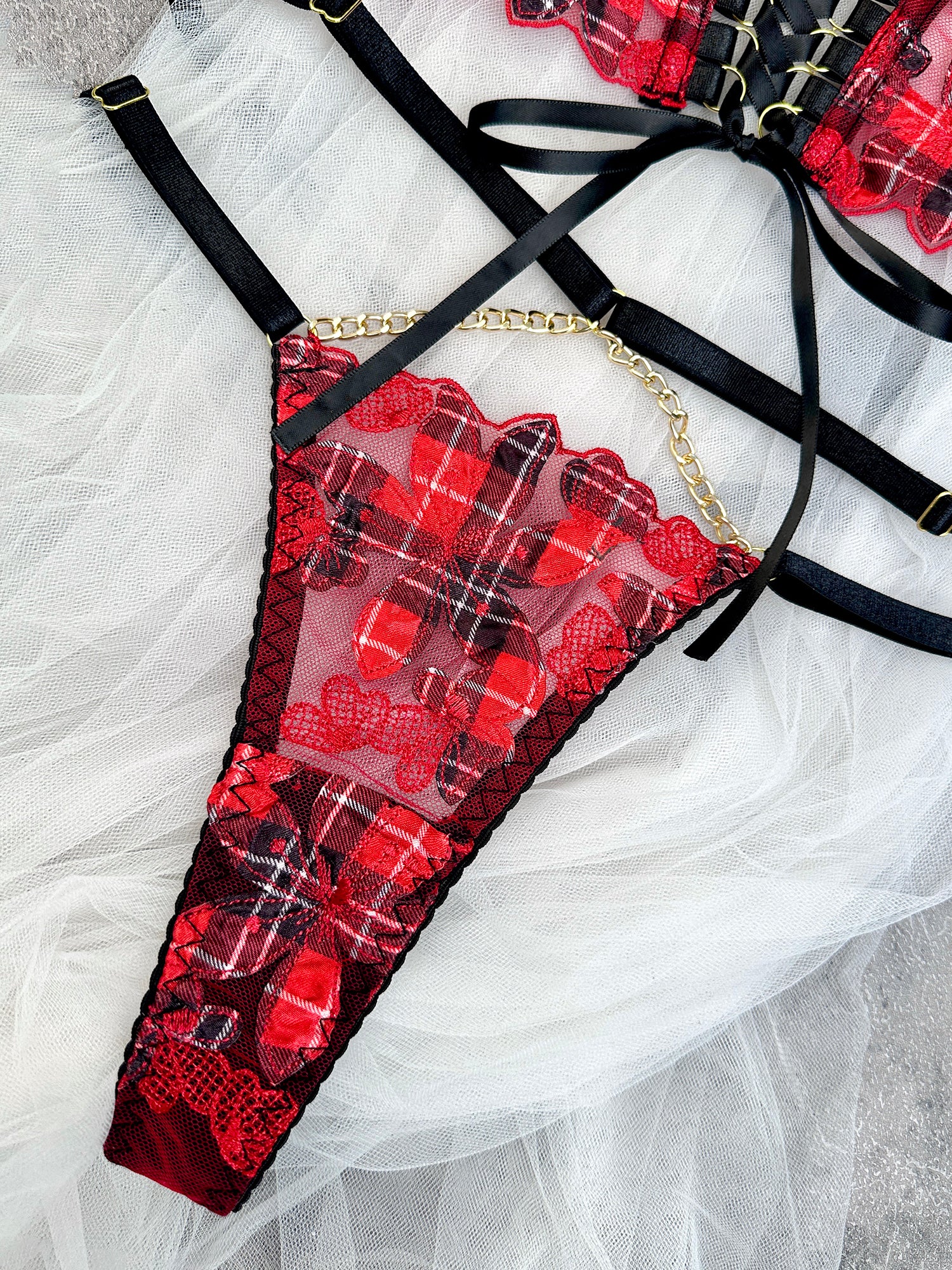 Vivienne Lace Harness Set - Image 8